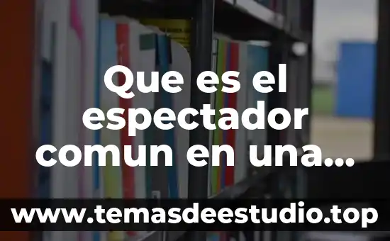 Resumen de lo que es el teatro griego 5 Que es el espectador comun en una obra de teatro