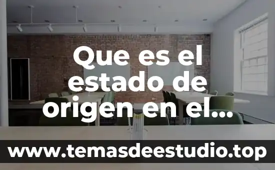 Qué es número de identificación del estado 3 Que es el estado de origen en el comercio exterior