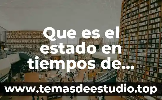 Que es el estado en tiempos de globalizacion