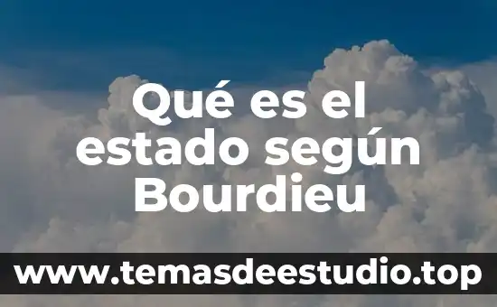 Que es la ruptura de estado mexico 8 Qué es el estado según Bourdieu