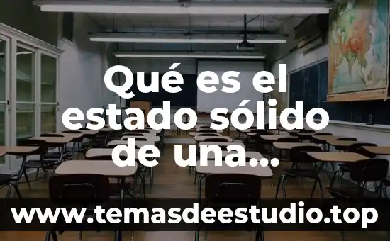 Que es ser estado 8 Qué es el estado sólido de una computadora