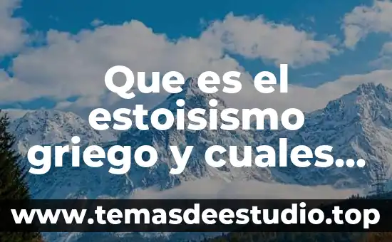 Que es un confite y cuales tipos de alimentos 5 Que es el estoisismo griego y cuales son sus características