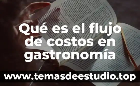 Que es la inflacion de costos 3 Qué es el flujo de costos en gastronomía