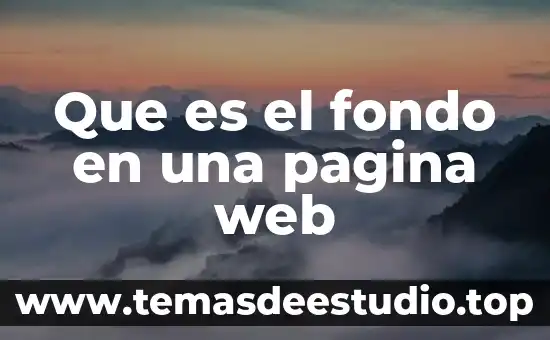 Qué es sicología de color web 8 Que es el fondo en una pagina web