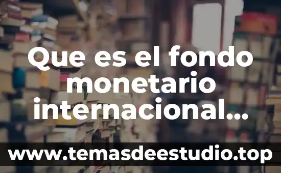 Que es el monetario en derecho mercantil 4 Que es el fondo monetario internacional en economia