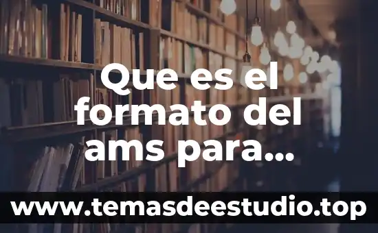 Qué es la investigación y sus clases 4 Que es el formato del ams para clases de español