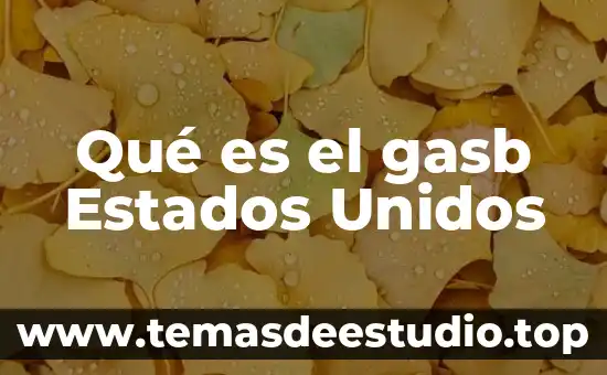 Que es el programa daca en estados unidos 8 Qué es el gasb Estados Unidos
