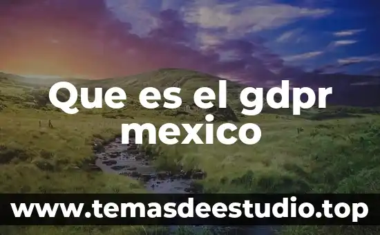 Qué es significa naco en México 5 Que es el gdpr mexico