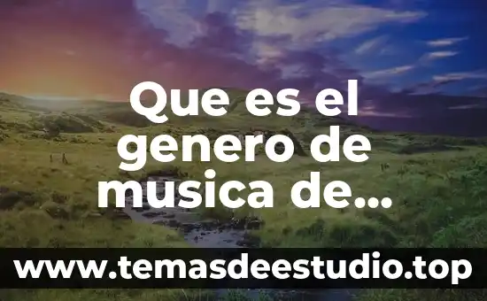 Que es el genero de musica de banda