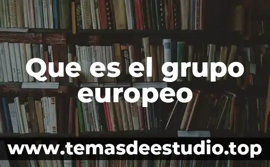 Que es desayuno tipo plan europeo 8 Que es el grupo europeo