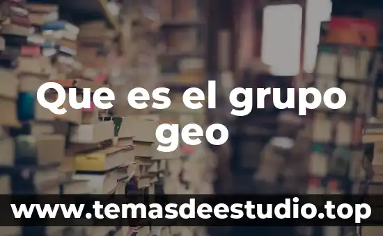 Que es grupo sonda 3 Que es el grupo geo