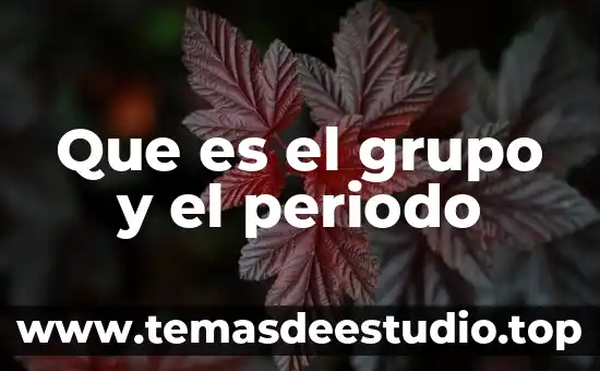 Que es la cultura agraia 6 Que es el grupo y el periodo