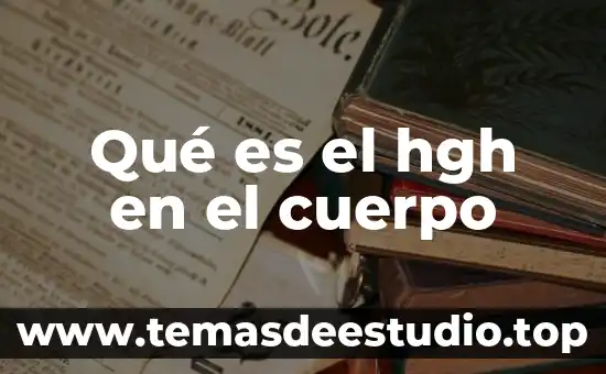 Que es un distrito urbano arquitectura 8 Qué es el hgh en el cuerpo