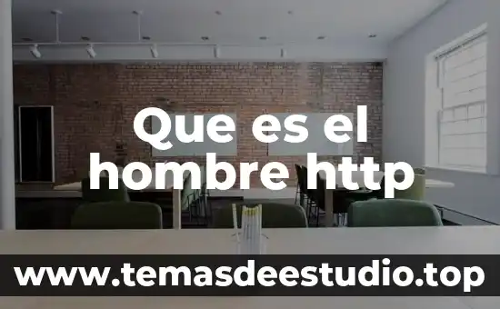 Que es el hombre http