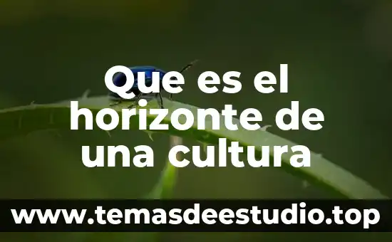 Que es el destino para la cultura griega 4 Que es el horizonte de una cultura