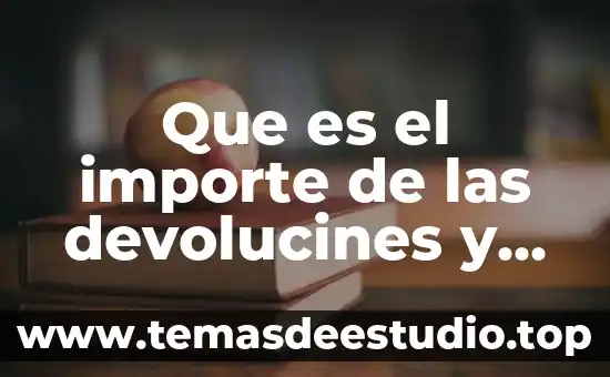 Variantes contextuales que es 4 Que es el importe de las devolucines y compensciones anteriores