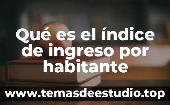 Que es las finanzas públicas ingreso gasto y deuda 3 Qué es el índice de ingreso por habitante