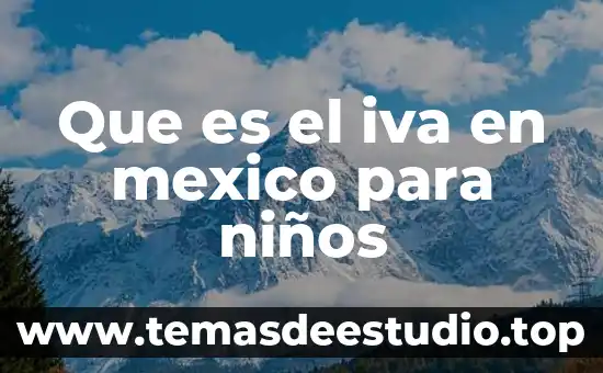 Número de IVA que es México 7 Que es el iva en mexico para niños
