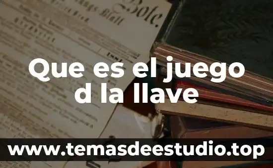 Que es juego jumanji 5 Que es el juego d la llave