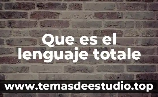 Que es ritmo en el lenguaje poetico 3 Que es el lenguaje totale