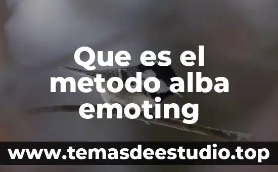Qué es el método hidrotermal 3 Que es el metodo alba emoting