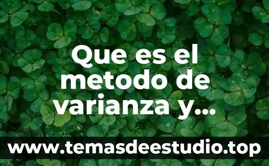 Que es un metodo de cuantificacion directo e inderecto 3 Que es el metodo de varianza y covarianza