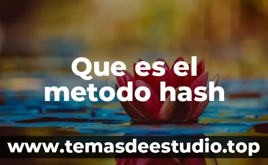 Que es historia clinica en psicologia 8 Que es el metodo hash