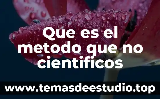 Libros sobre que es conocimiento 6 Que es el metodo que no cientificos