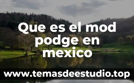Que es el mod podge en mexico
