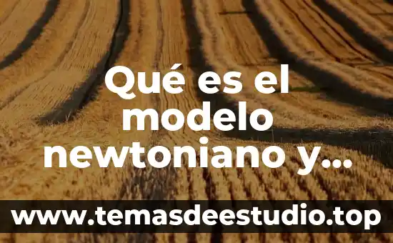 Que es un modelo panoptico siglo xix 3 Qué es el modelo newtoniano y para qué sirve