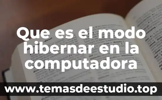 Qué es un bus en una computadora 3 Que es el modo hibernar en la computadora