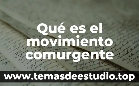 Que es movimiento isomerica.edu 5 Qué es el movimiento comurgente
