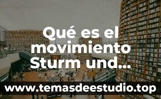 Que es movimiento credito en contabilidad 8 Qué es el movimiento Sturm und Drang
