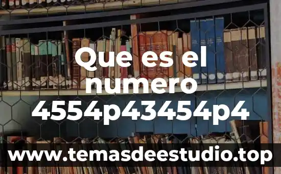 Qué es el número en base de datos 3 Que es el numero 4554p43454p4
