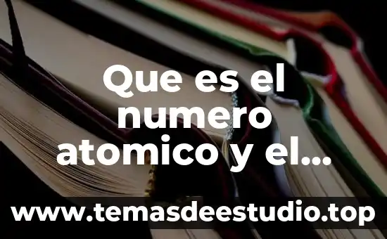 Número de pedimento que es 6 Que es el numero atomico y el numero masico yahoo