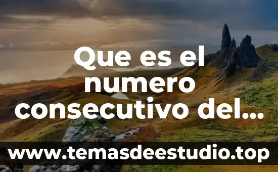 Qué es un animal sachuvaca 5 Que es el numero consecutivo del formulario