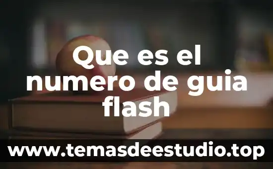 Para que es útil conocer el número de Reynolds 6 Que es el numero de guia flash