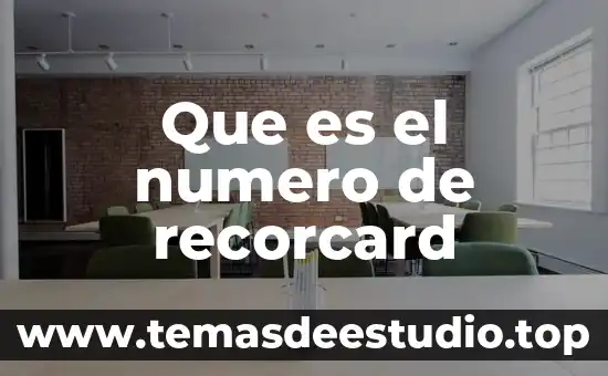 Qué es número con signos www vtutor 4 Que es el numero de recorcard