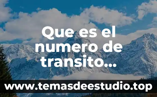 Qué es número en español 6 Que es el numero de transito interbancario