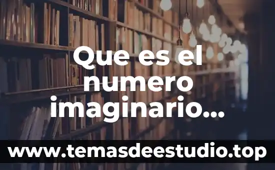 Qué es un número imaginario 7 Que es el numero imaginario yahoo