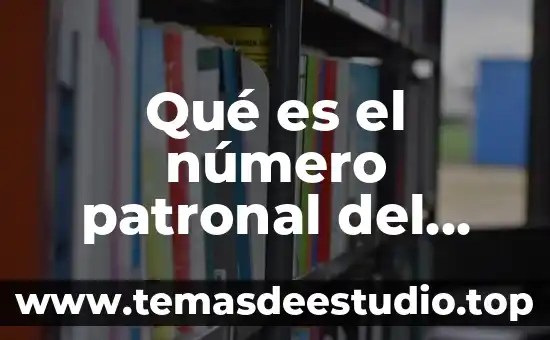 Número de oro en la belleza que es 8 Qué es el número patronal del trabajo
