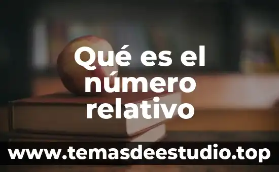 Qué es el sistema de referencia absoluto relativo 8 Qué es el número relativo