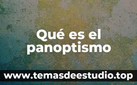 Qué es un elemento de maniobra 7 Qué es el panoptismo