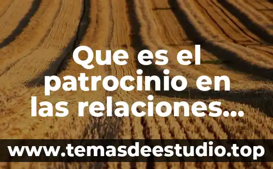 Que es gasto corriente en finanzas publicas 3 Que es el patrocinio en las relaciones publicas de mercadotecnia