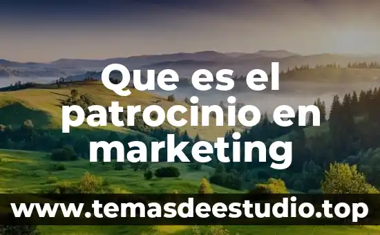 Que es la arquitectura como manifestacion artistica 7 Que es el patrocinio en marketing