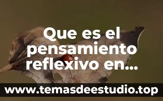 Que es comision bancaria y de valores 5 Que es el pensamiento reflexivo en psicologia