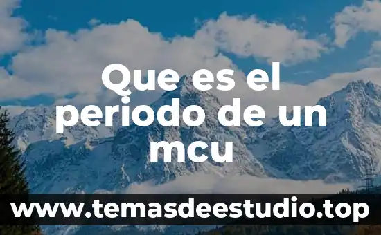 Que es frecuencia el periodo y la amplitudde una señal 6 Que es el periodo de un mcu