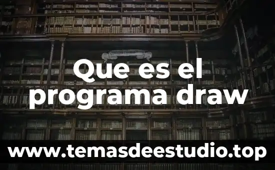 Qué es icono de programa 3 Que es el programa draw