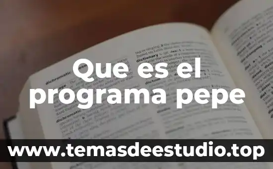 Que es el programa compite 3 Que es el programa pepe