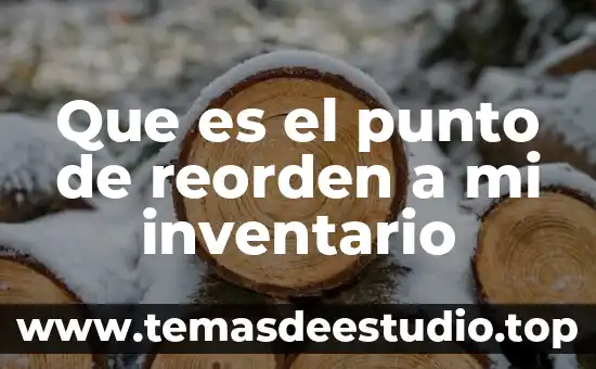 Qué es un punto limpio y por qué son importantes 6 Que es el punto de reorden a mi inventario